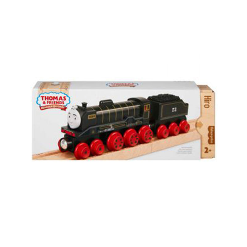  Thomas & Friends Holz-Eisenbahnlokomotive und Kohlewagen