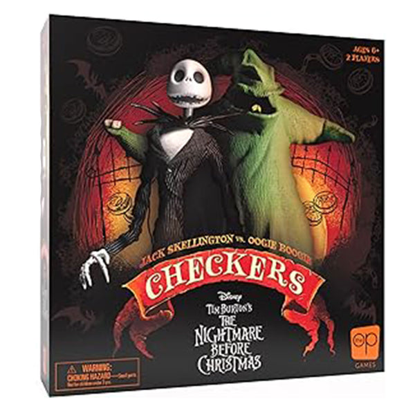 Checkers The Nightmare Before Christmas Board Game