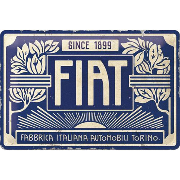 Nostalgic-Art Fiat Since 1899 Medium Sign (20x30cm)