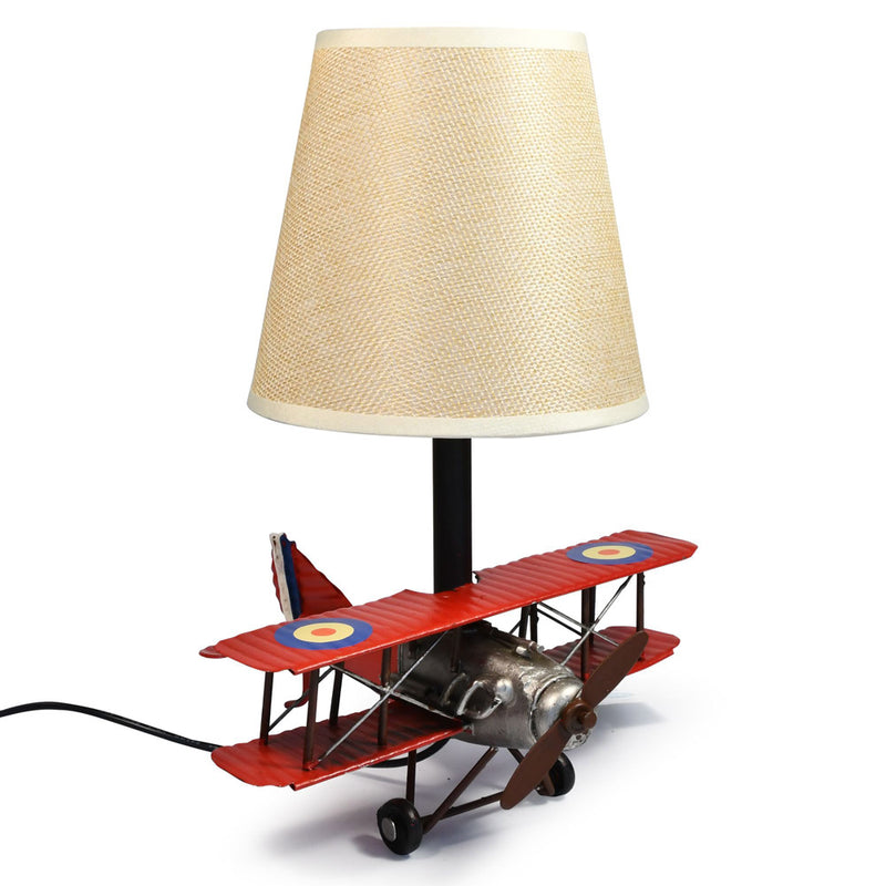 USB-Powered Red Baron Plane LED Lamp