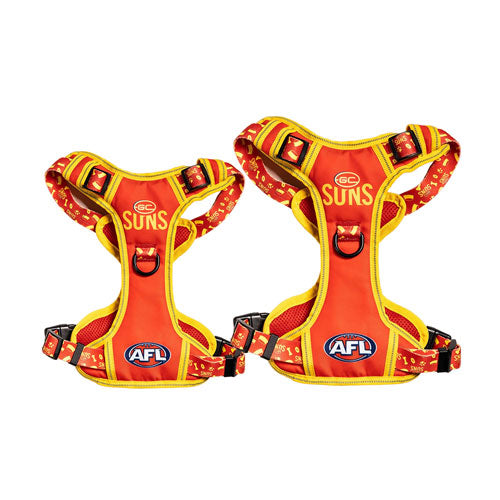 AFL Gold Coast Suns Pet Harness