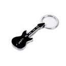 Troika I Feel Good Guitar Keyring (Black/Silver)
