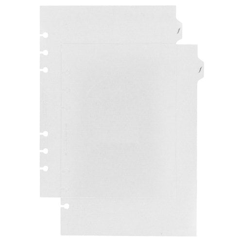 Filofax A5 Transparent Flyleaf with Tab