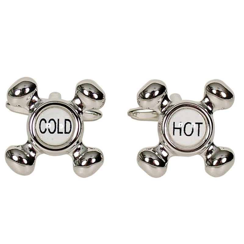 Hot Cold Button Cufflinks