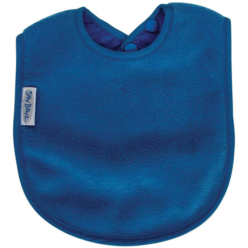 Silly Billyz Fleece Plain Large Bib