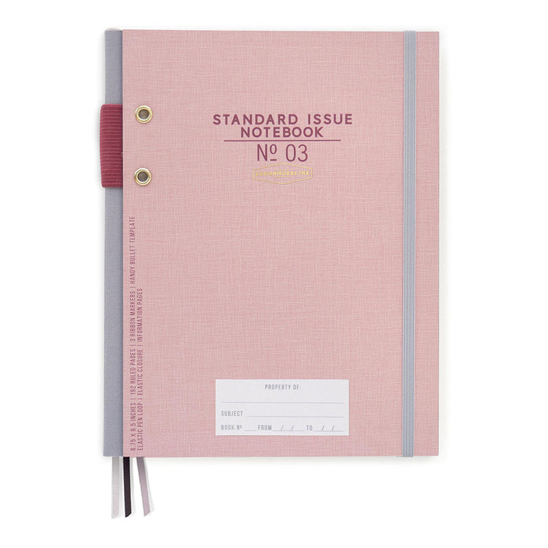 Standard Issue Dusty Pink Wrapped Pen Hardcover (172x216mm)