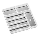 Madesmart Large 7-Compartment Cutlery Tray (White)