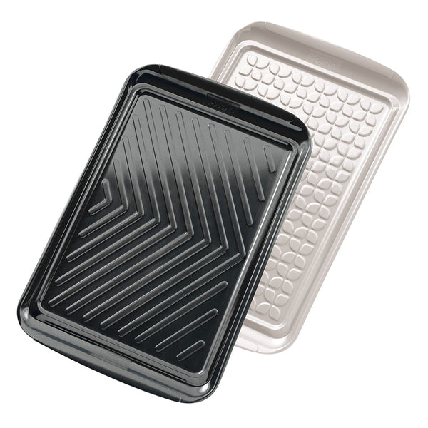 Tovolo Large Prep & Serve BBQ Trays 2pcs (Black/White)