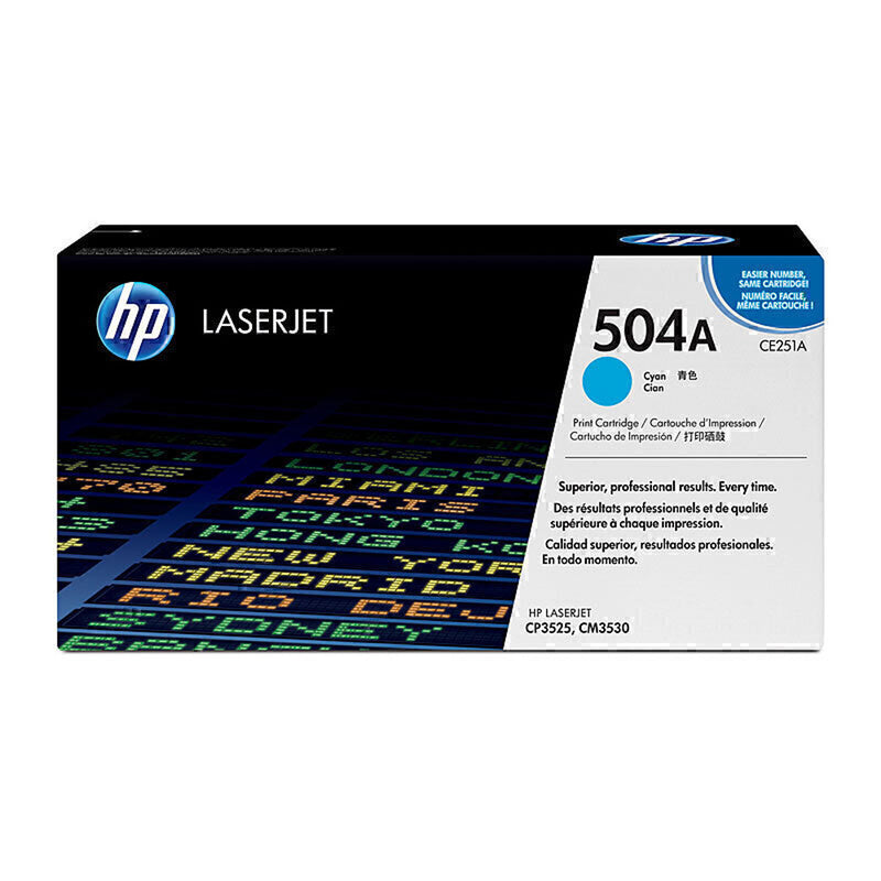 HP 504A Toner Cartridge (Cyan)