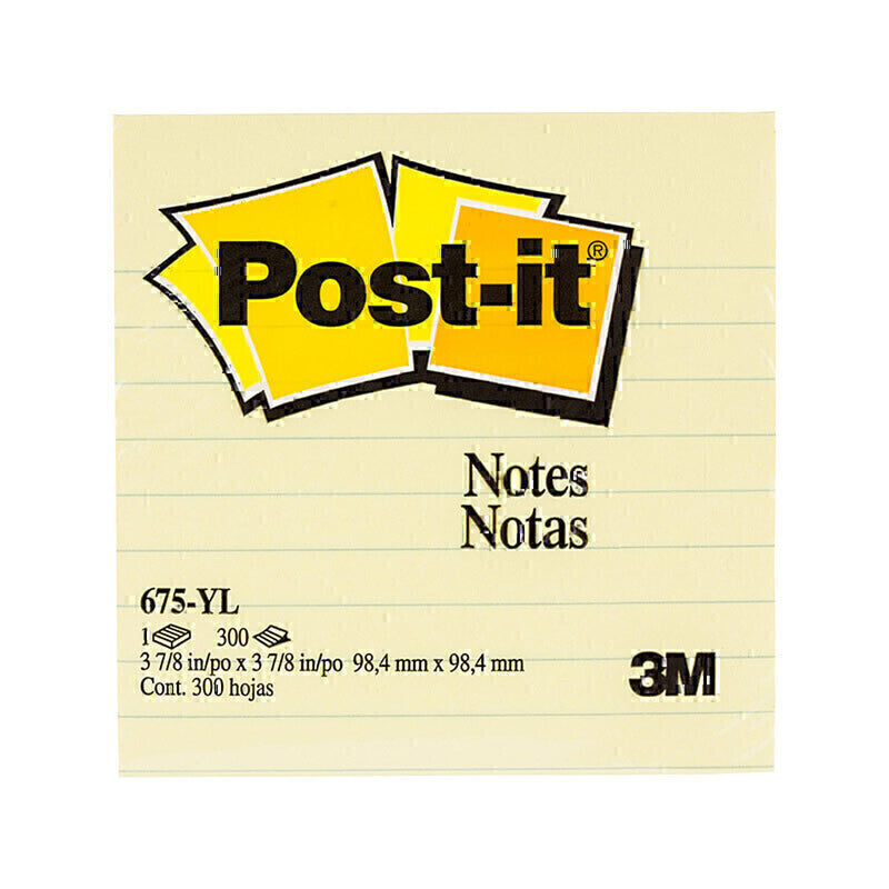 Post-it Canary Yellow Notes 12pk