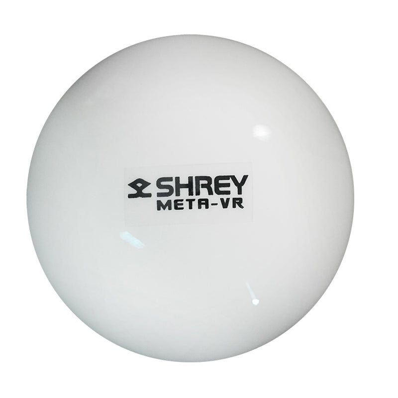 Shrey Meta VR Hollow Core Hockey Ball (White)