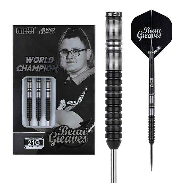 One80 Beau Greaves Black Edition 9255 Darts 21g