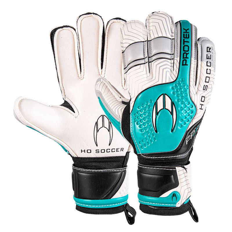 HO Primary Protek Flat Goal Keeping Gloves Size 3 (Blue)