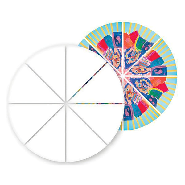 Cardboard Mural Circle