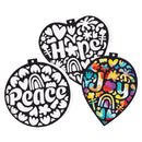 Stained Glass Wellbeing Baubles 12pk