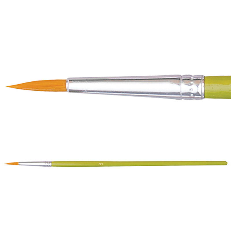 Budget Taklon Round Brush 10pk