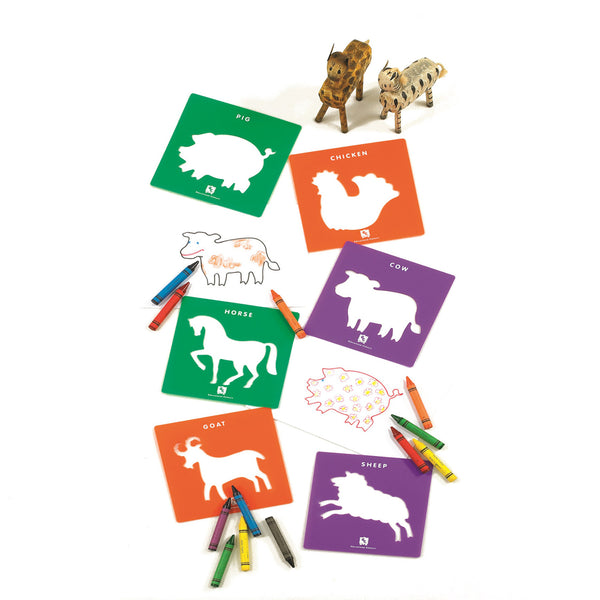 Farm Yard Animal Stencils (Pack of 6)