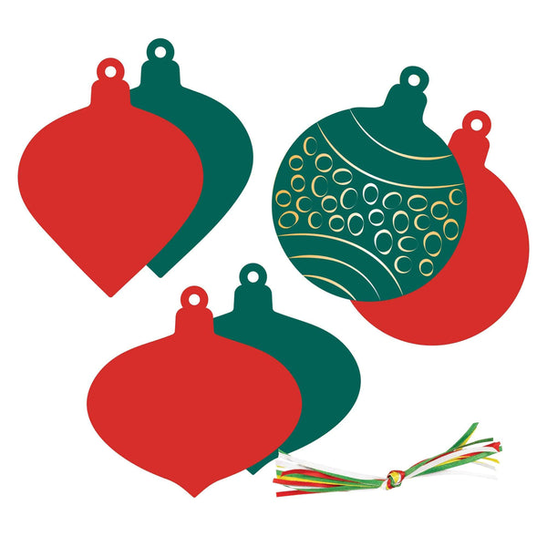 Scratch Coloured Baubles 30pk