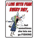 Signe en étain en acier lourd (30x40 cm)