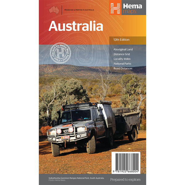 Hema Large Australia Map