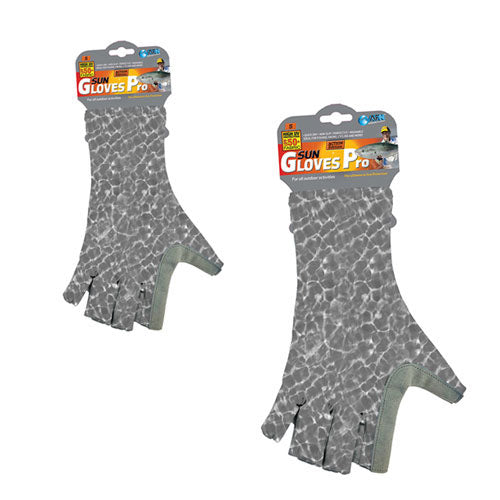 Water Print Sun Glove Pro (Grey)