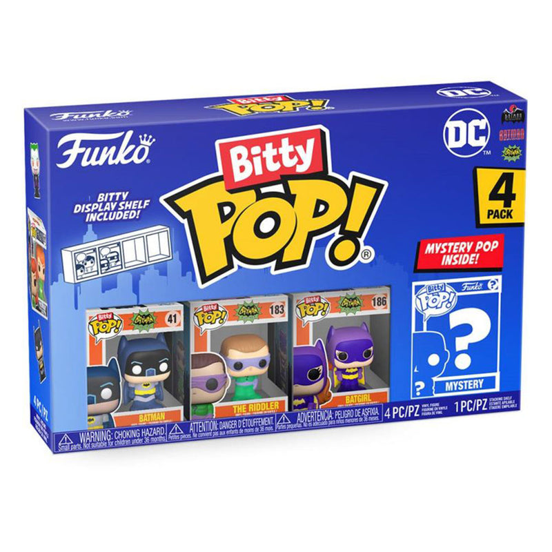 DC Comics Batman 1966 Bitty Pop! 4-Pack