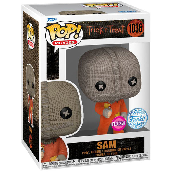 Trick R Treat Sam with razor US Exclusive Flocked Pop! Vinyl