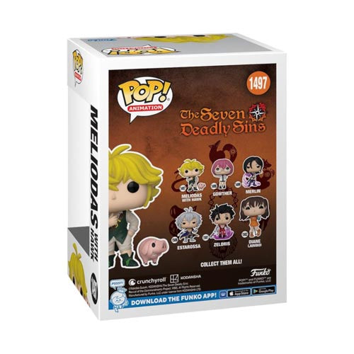 Seven Deadly Sins Meliodas with Hawk Pop! Vinyl