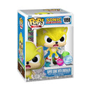 Sonic Super Sonic with Emeralds US Exclusive Flocked Pop! Vinyl