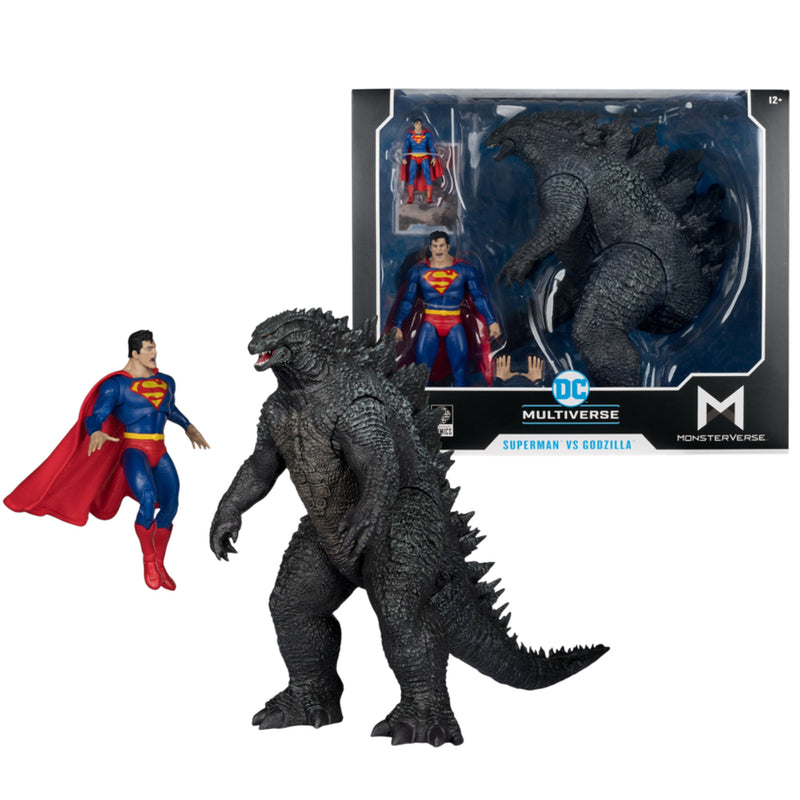 Justice League Monsterverse: Superman Vs Godzilla Figure 2pk