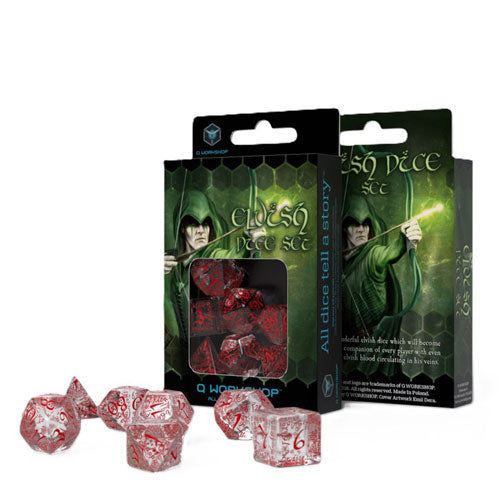 Q Workshop Elvish Dice Set 7pcs