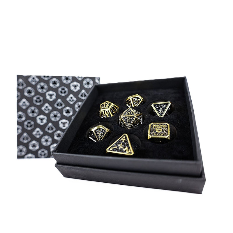 LPG Metal RPG Draco Bright Dice Set