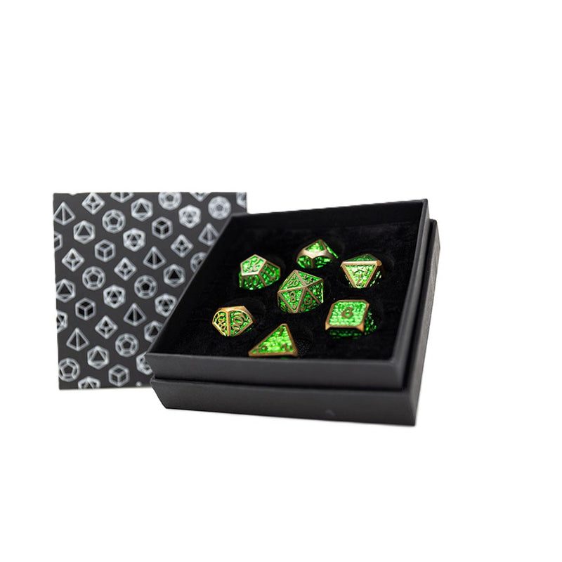 LPG Metal RPG Draco Bright Dice Set