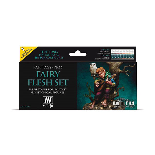 Vallejo Game Colour Fairy Flesh 8 Colour Set