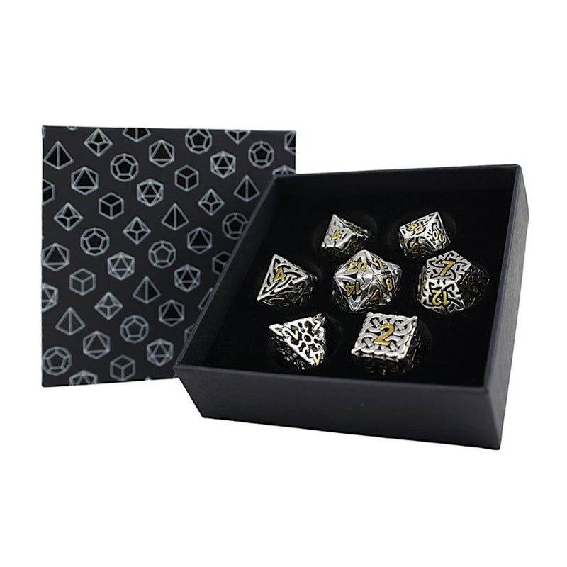 LPG Hollow Textures RPG Dice Set