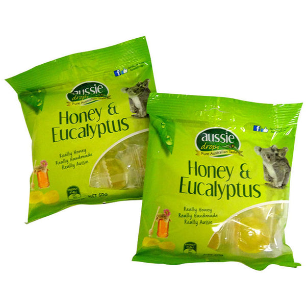 Aussie Drops Honey & Eucalyptus Drops