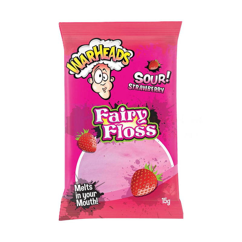 Warhead Sour Fairy Floss Strawberry (18x15g)