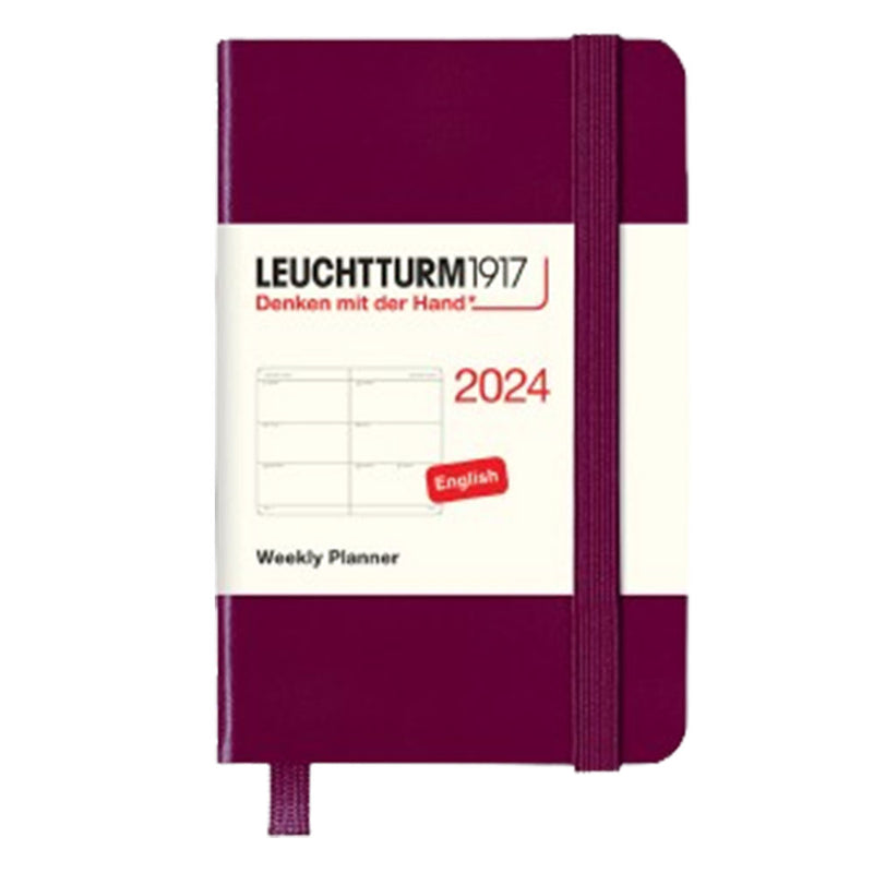 Leuchtturm 2024 A7 Mini planificateur hebdomadaire