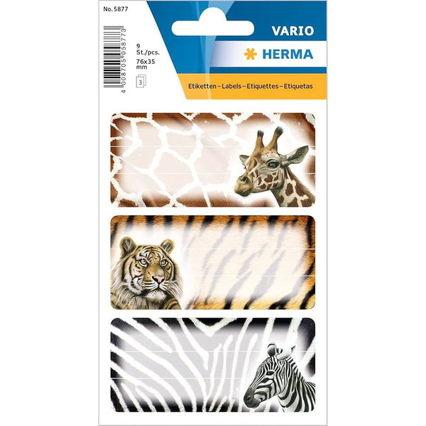 Herma Book Label Arican Animals Sticker