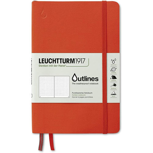 Leuchtturm Outlines Weatherproof Dotted Notebook B6+