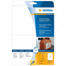 Herma Removable Foil Labels A4 20pc (White)