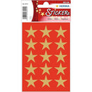 Herma 5-Pointed Stars Sticker Decor (Gold)