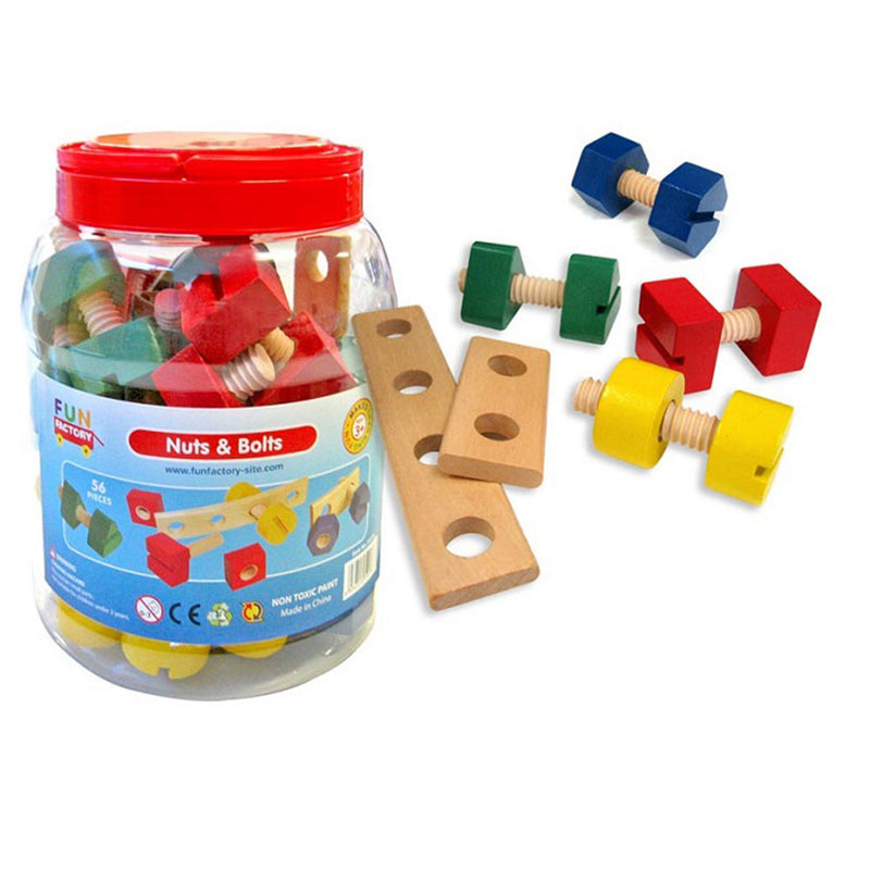 Fun Factory Wooden Nuts & Bolts 56pcs