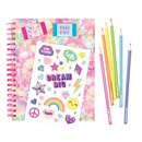 3C4G All In One Sketching Set Pastel Tie Dye