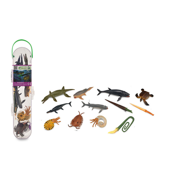 CollectA Prehistoric Marine Figures in Tube Gift Set 12pcs