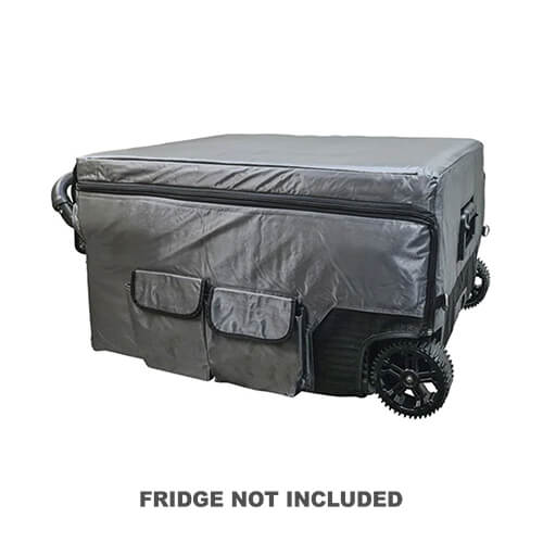  Tragbarer Kühl-/Gefrierschrank mit isolierter Abdeckung auf Rädern
