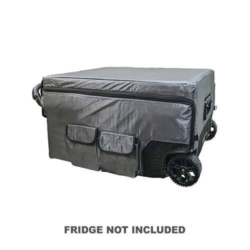  Tragbarer Kühl-/Gefrierschrank mit isolierter Abdeckung auf Rädern