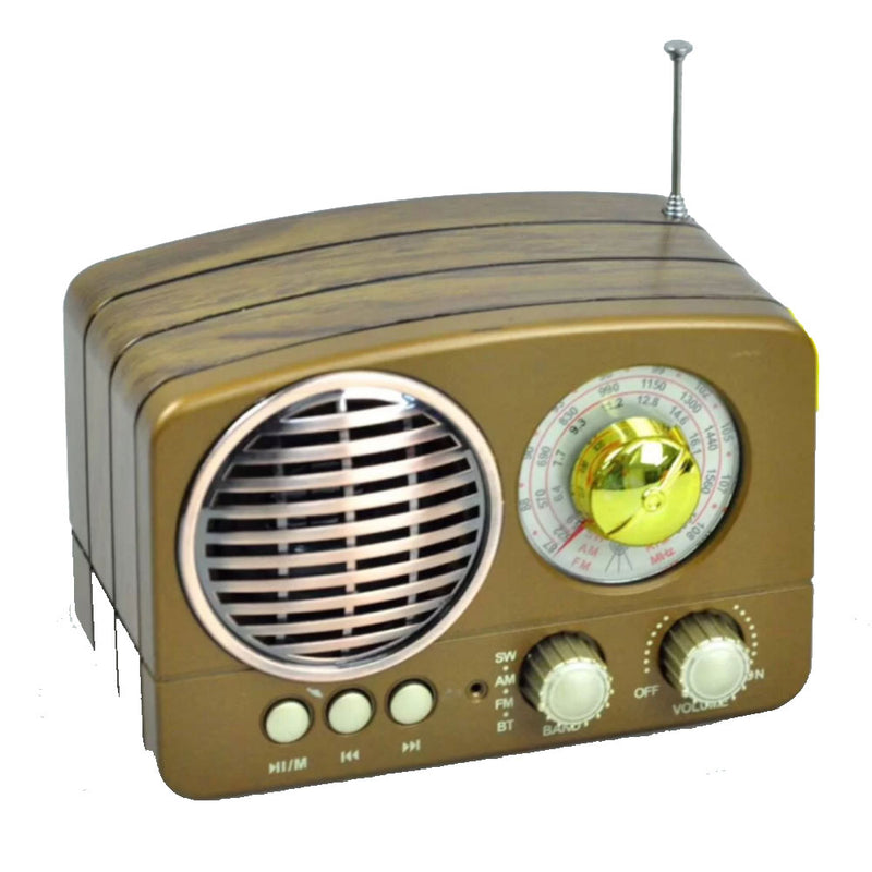  Klassisches AM/FM-Radio aus Holz