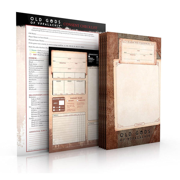 Old Gods of Appalachia RPG Character Portfolios