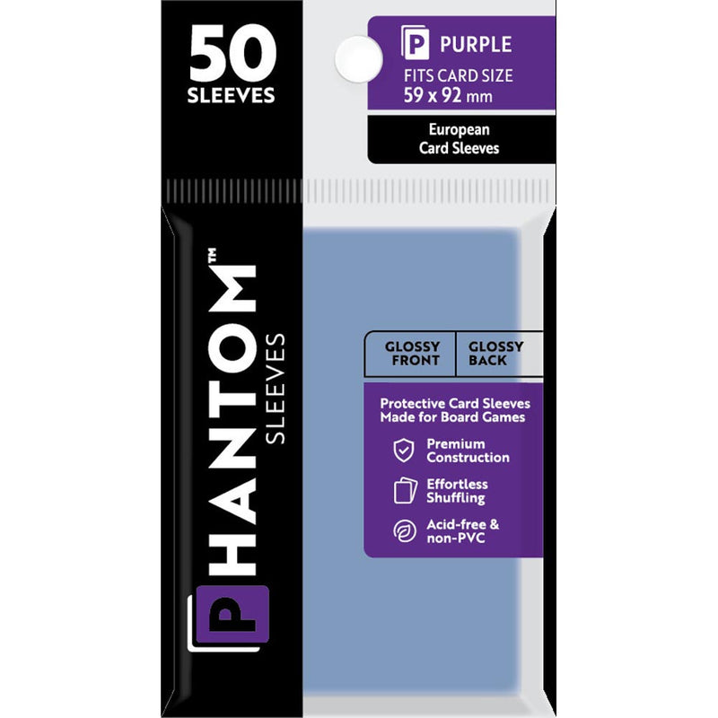 Purple Phantom Sleeves 50pcs (59x92mm)